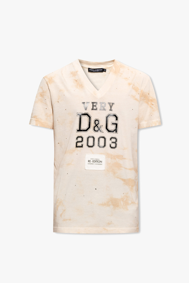 Dolce & Gabbana Kids DG BOY T SHRT SS W SML LOG - shirt 'RE